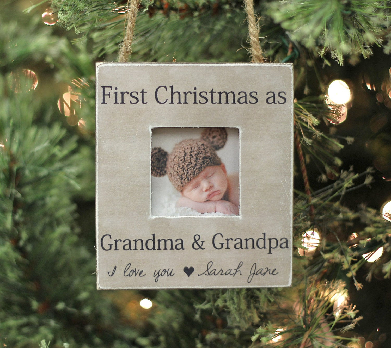 Gifts For Grandparents From Baby
 Grandparents Ornament Christmas GIFT Personalized