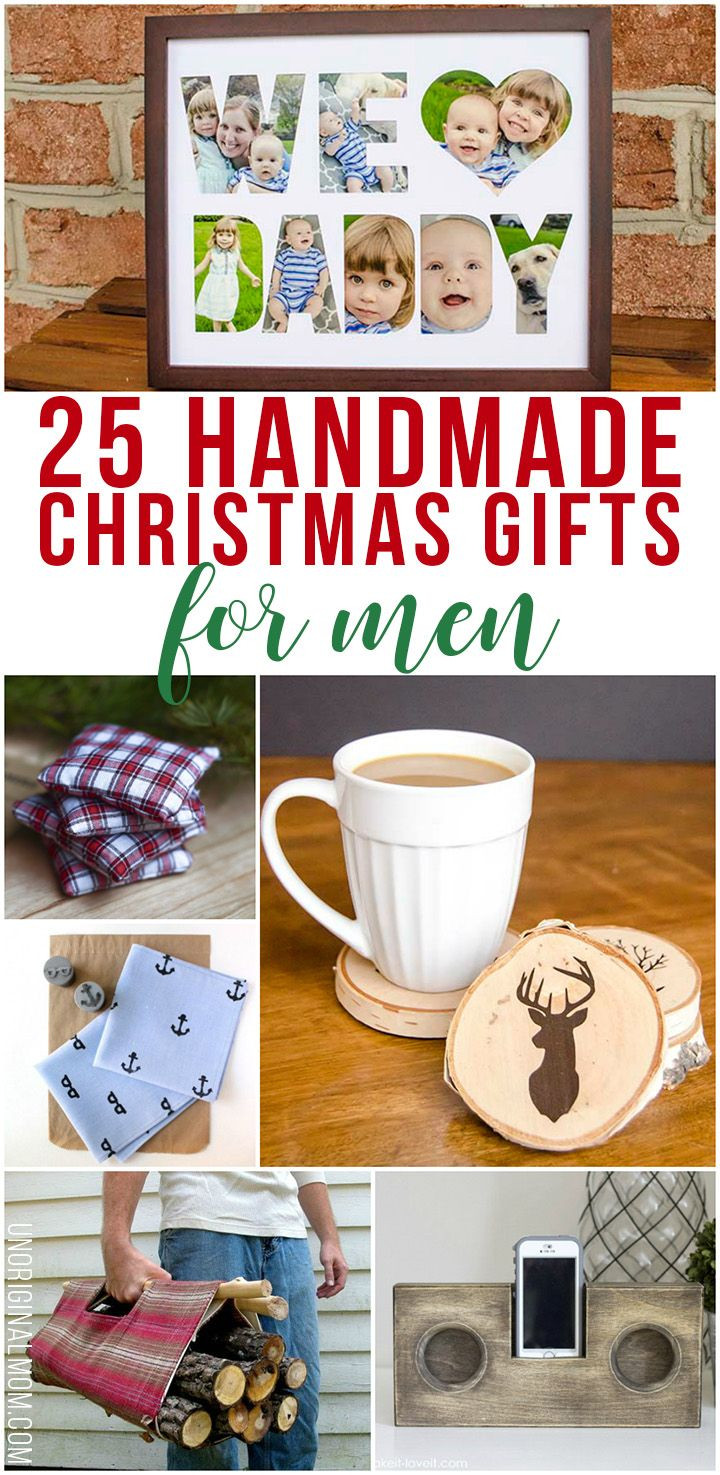 Gifts For Men DIY
 25 Handmade Christmas Gifts for Men