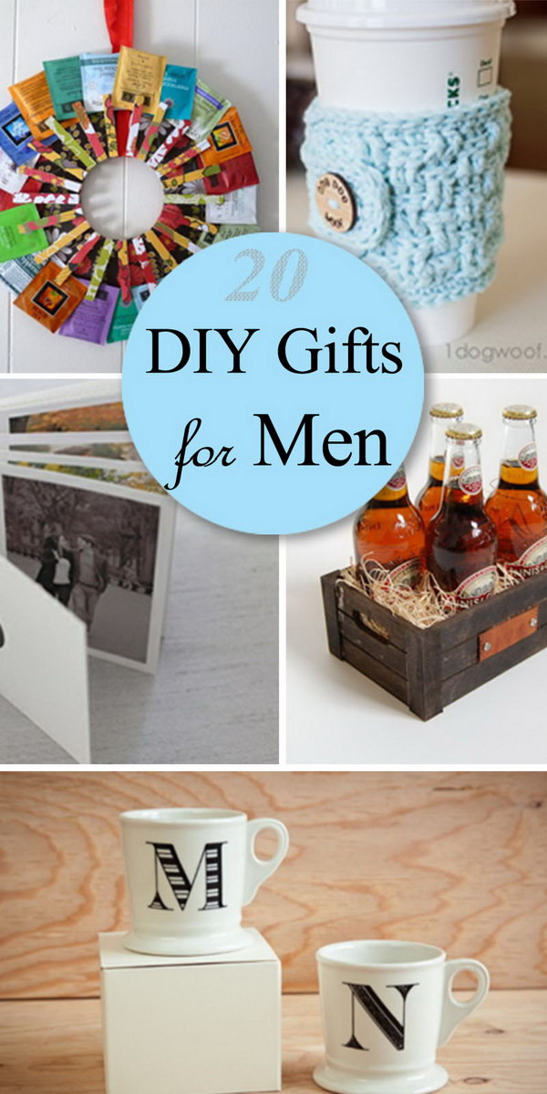 Gifts For Men DIY
 20 DIY Gifts for Men Hative