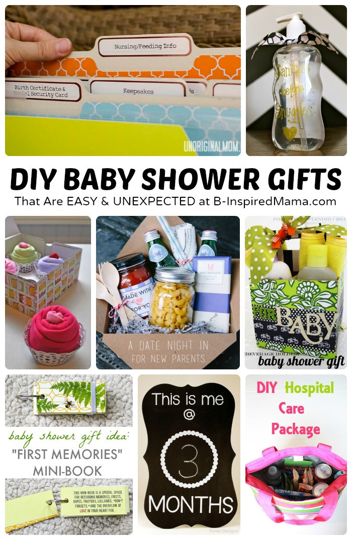 Gifts For Mom Baby Shower
 Easy and Unexpected DIY Baby Shower Gifts • B Inspired Mama