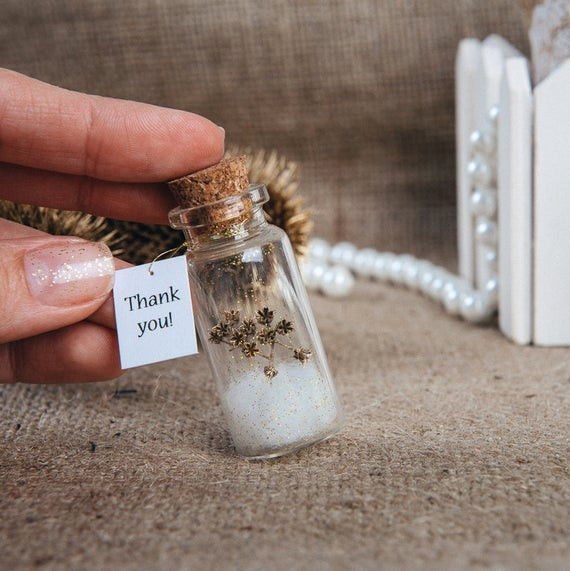 Gifts For Wedding Guests
 Natural favors Eco wedding favour Thank you bottle Wedding