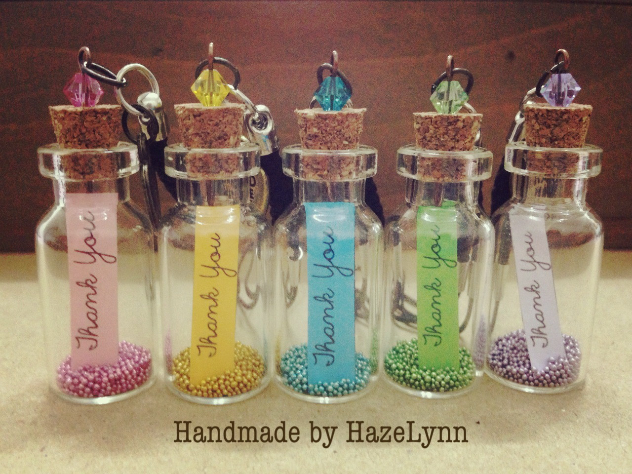 Gifts For Wedding Guests
 Handmade by Hazelynn Gift Idea Thank You Bottle