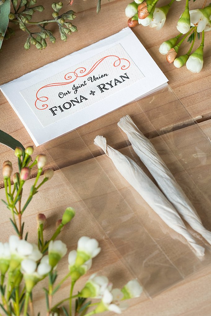 Gifts For Wedding Guests
 Wedding Favor De lightful Joints and Buds Evermine Weddings