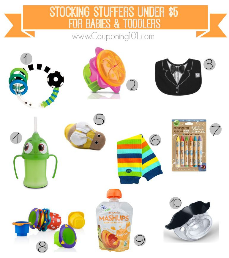 Gifts Under $5 For Kids
 10 Under $10 Stocking Stuffers for Babies and Toddlers