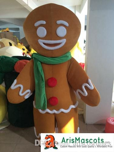 Gingerbread Man Costume DIY
 Gingerbread Man Mascot Costume Cartoon Character Mascots