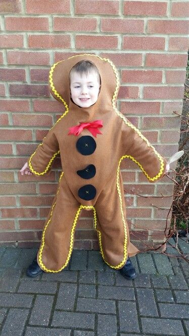 Gingerbread Man Costume DIY
 Gingerbread man for world book day Costumes