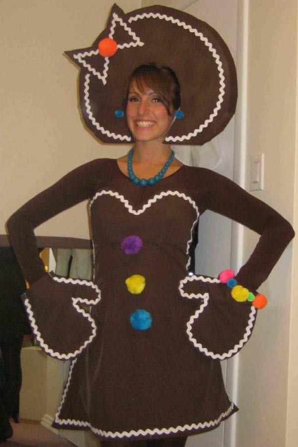 Gingerbread Man Costume DIY
 Stylish Christmas Costume Ideas For Your Holiday Party