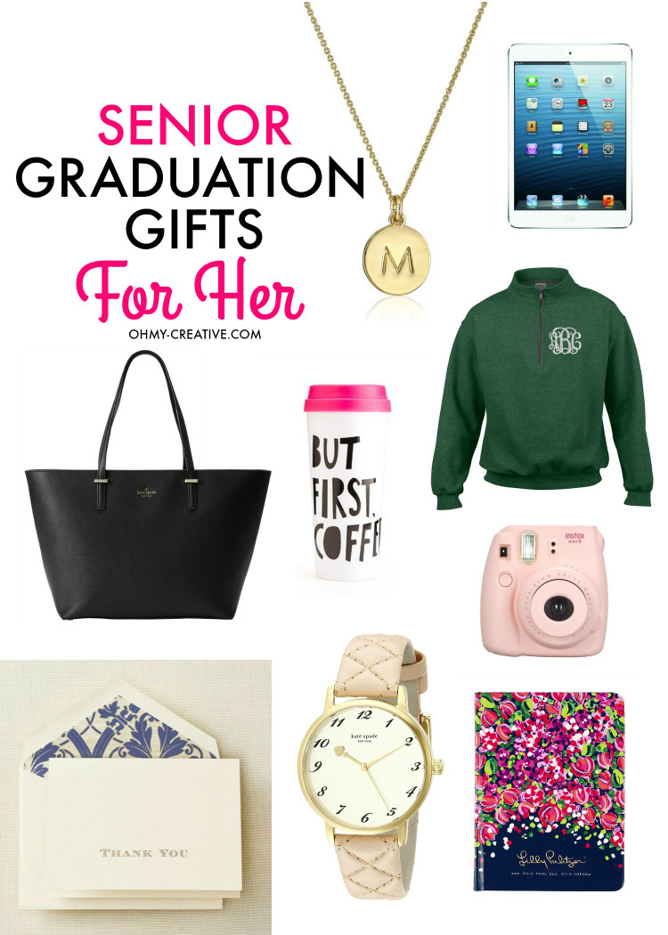 Girl High School Graduation Gift Ideas
 Senior Graduation Gifts for Her Oh My Creative
