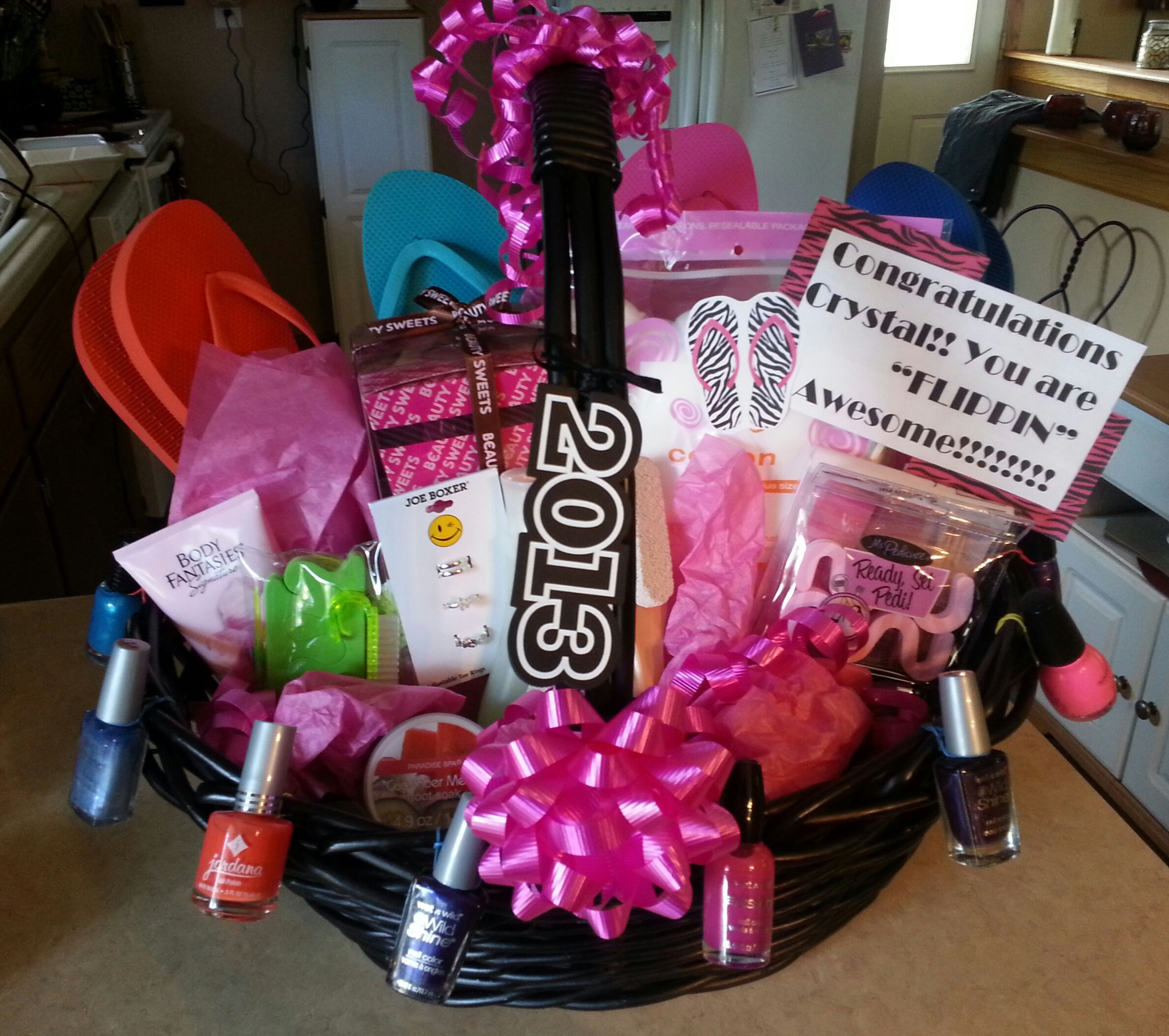 Girl High School Graduation Gift Ideas
 Great Graduation Gift for a girl Made this one for my