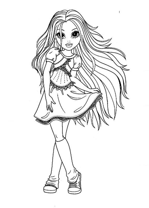 Girl Printable Coloring Pages
 Pretty Girl Coloring Page Coloring Home