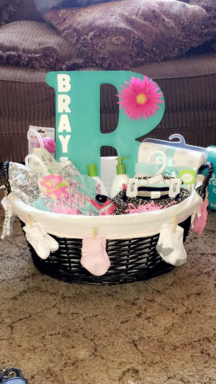 Girlfriend Birthday Gift Ideas Reddit
 Basket Gifts Baby shower t for baby girl Simple