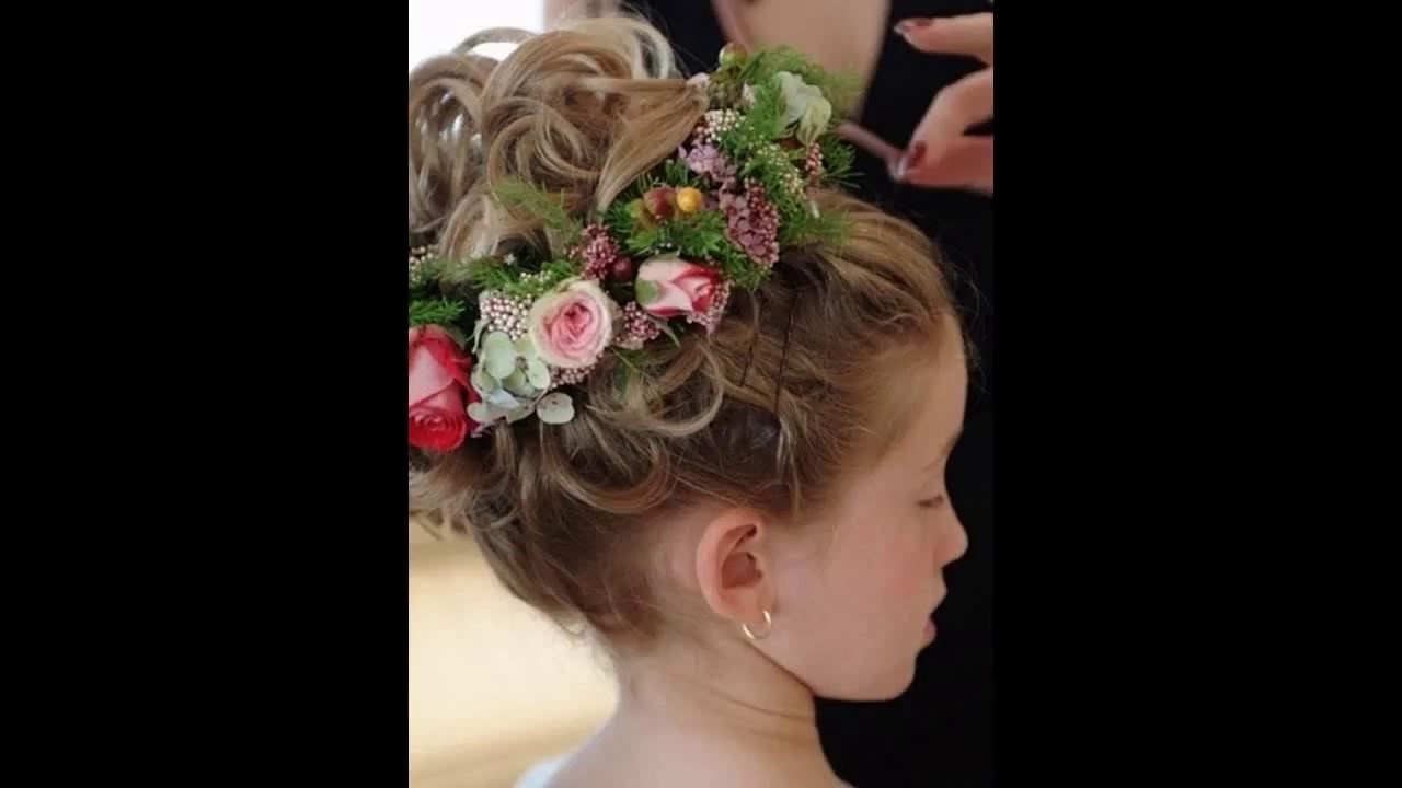 Girls Hairstyles For Weddings
 Flower girl wedding hairstyles