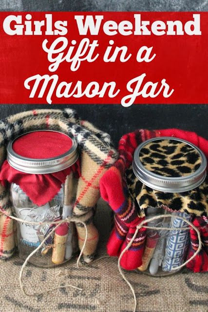 Girls Trip Gift Ideas
 Holiday Survival Kit in a Mason Jar