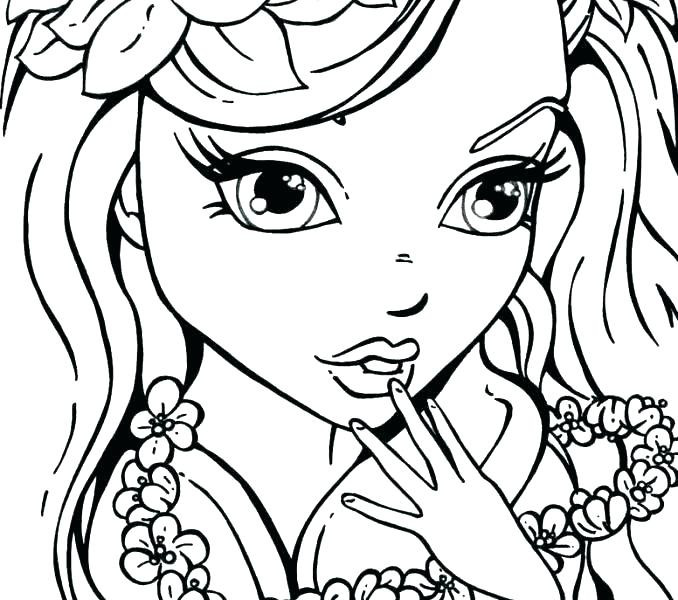 Girly Coloring Pages Printable
 Cute Girly Coloring Pages at GetColorings