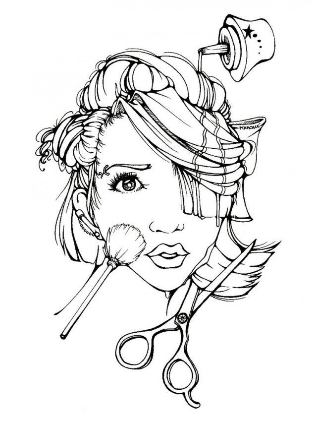 Girly Coloring Pages Printable
 Free Girly Coloring Pages Coloring Home