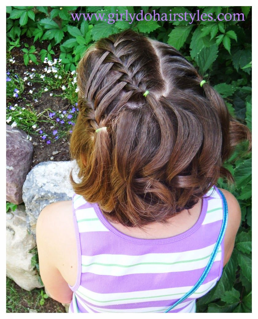 Girly Hairstyles For Little Girls
 Girly Do Hairstyles By Jenn Ladder Waterfall Style For
