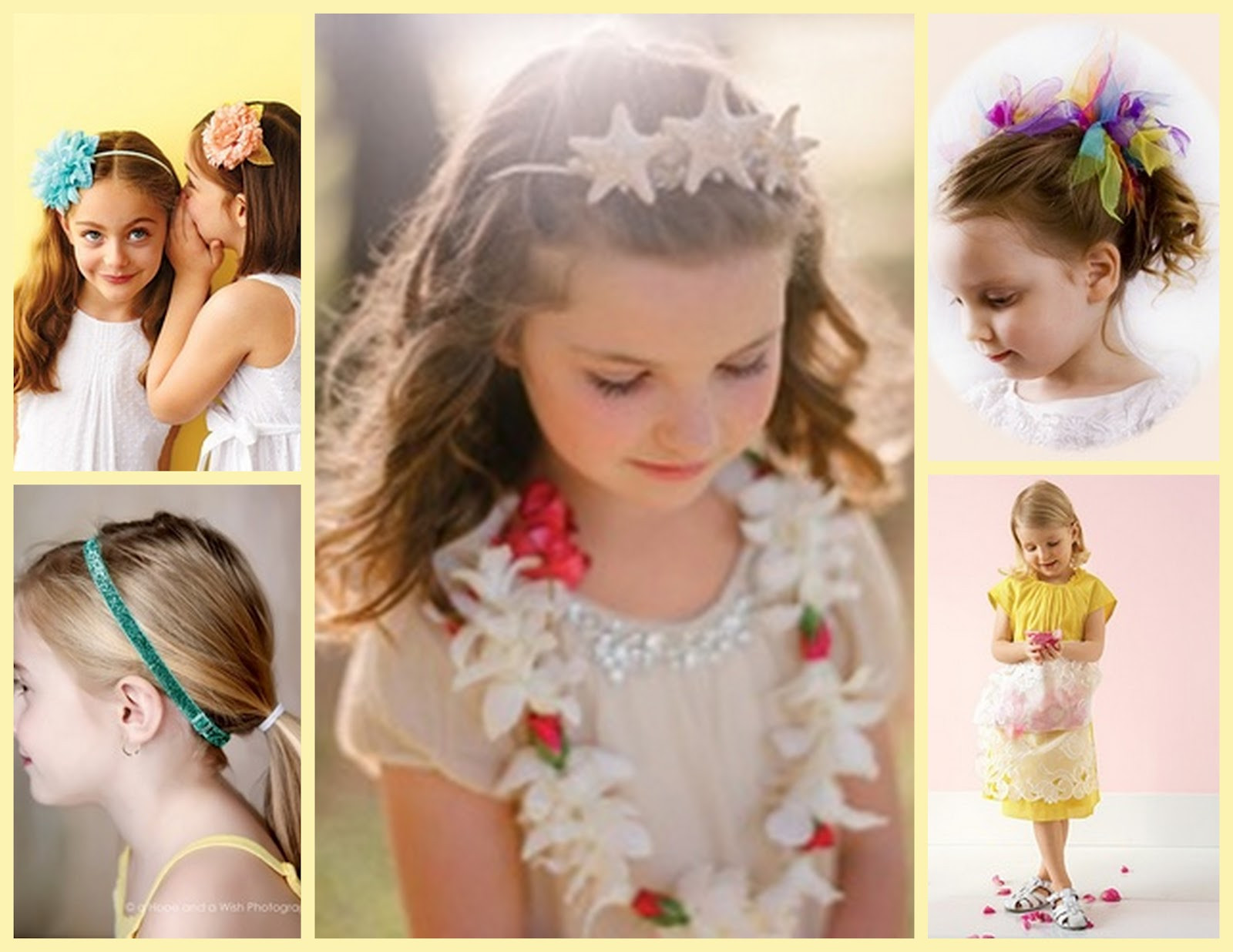Girly Hairstyles For Little Girls
 Little Girls Hairdos Girly Hairbows Headbands and Pinafore