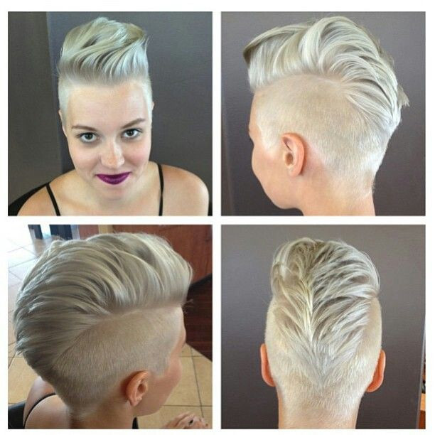 Girly Mohawk Hairstyle
 Love this girly mohawk hair
