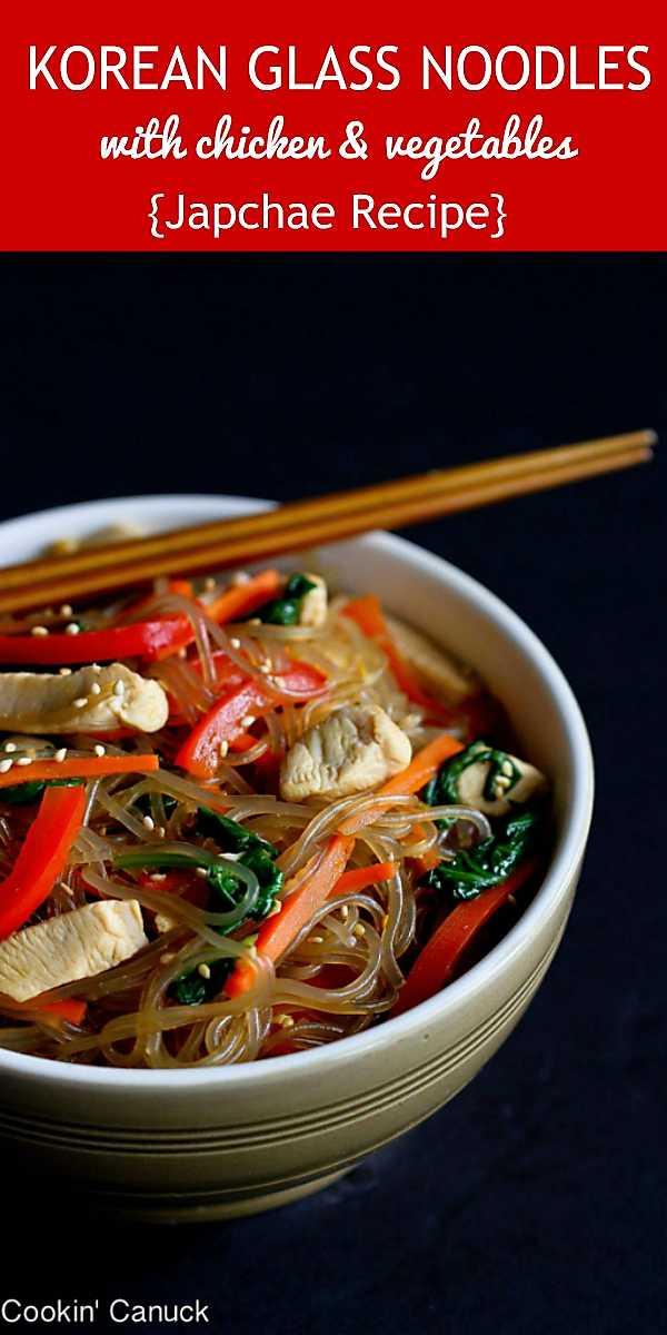 Glass Noodles Calories
 Korean Glass Noodles with Chicken & Ve ables Japchae