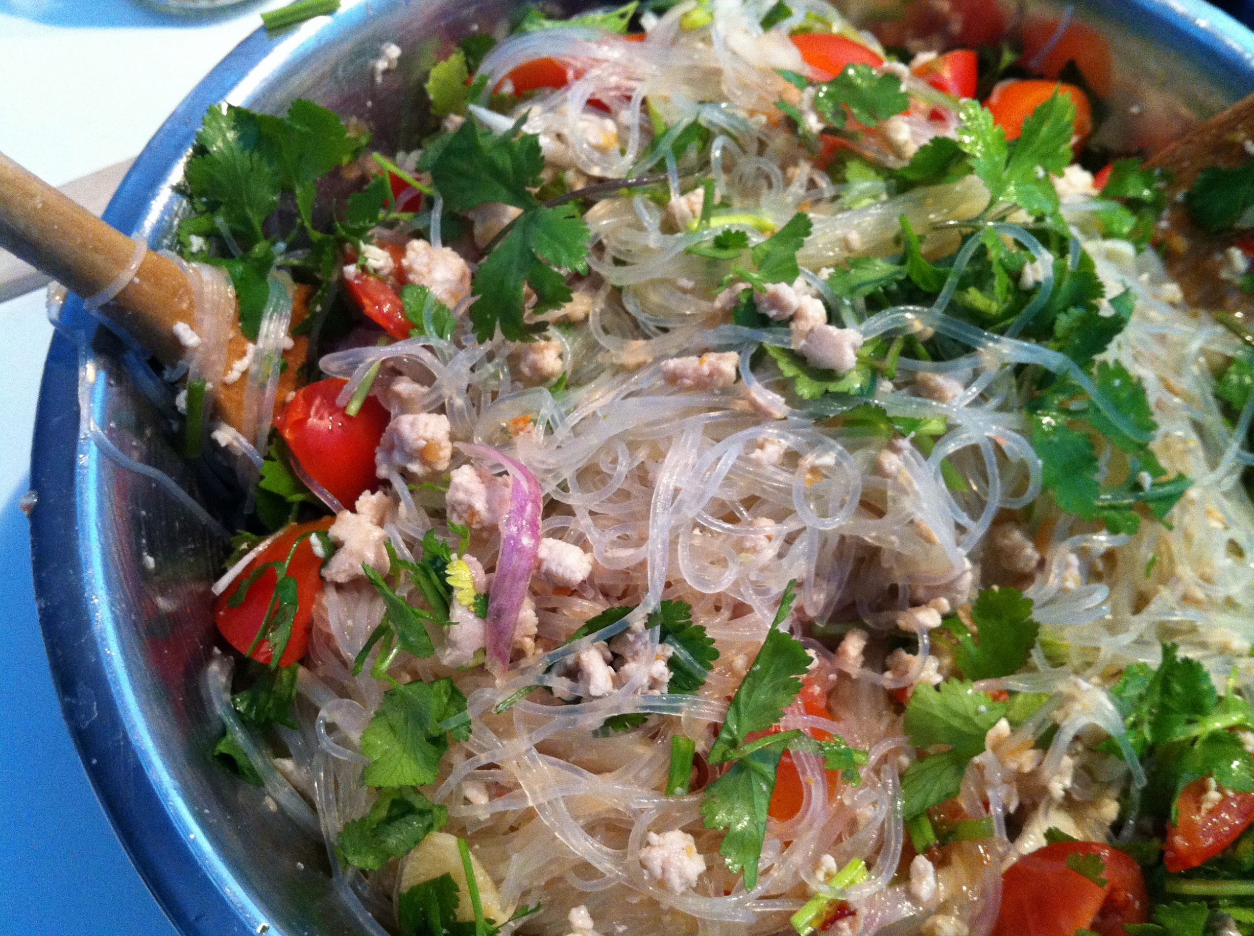 Glass Noodles Salad
 Thai holiday on a plate