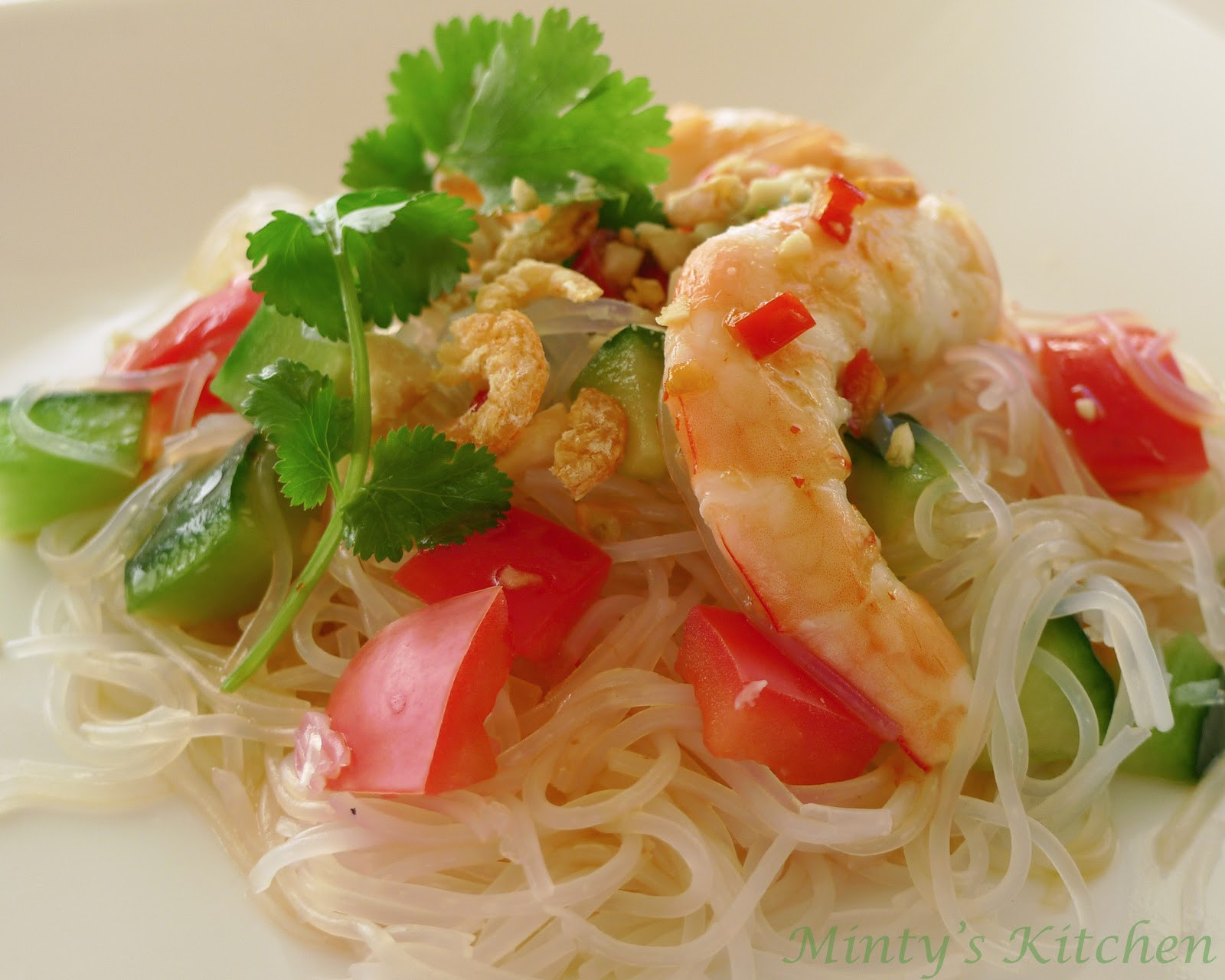 Glass Noodles Salad
 Minty s Kitchen Vietnamese Prawns & Glass Noodles Salad