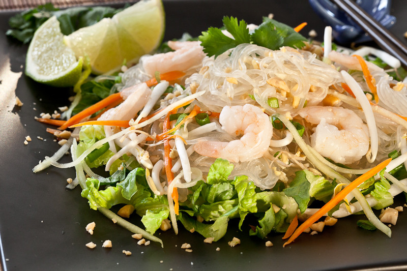 Glass Noodles Salad
 Asian Glass Noodle Salad with Shrimp Chew Out Loud