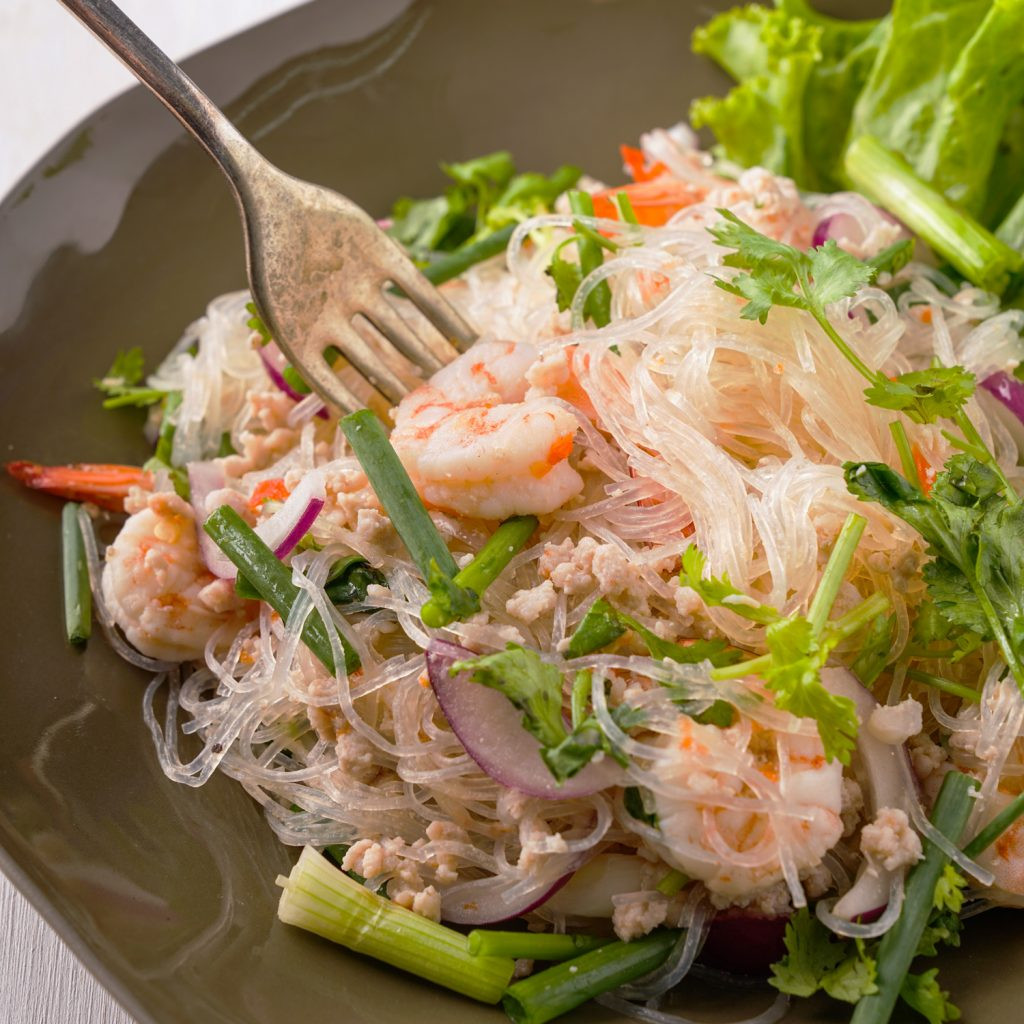 Glass Noodles Salad
 Thai Glass Noodle Salad Yum Woon Sen Marion s Kitchen