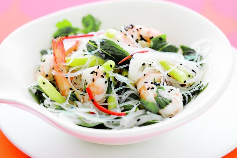 Glass Noodles Salad
 Vietnamese prawn and glass noodle salad Recipes