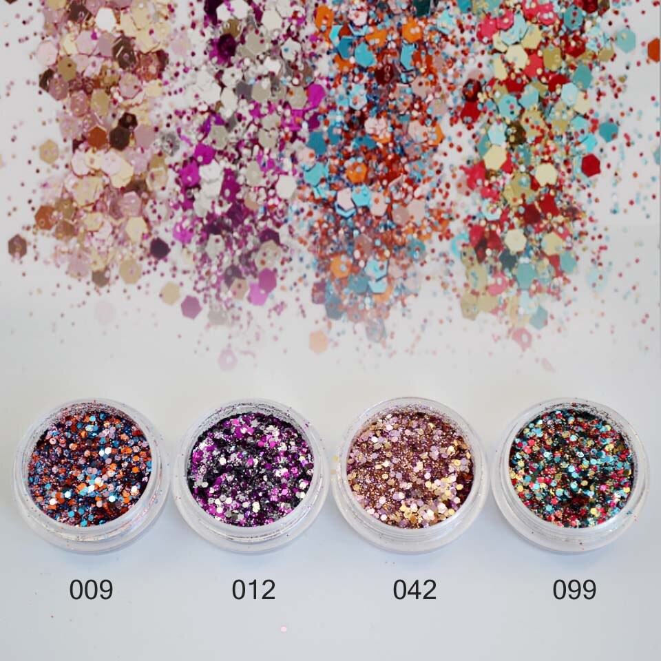 Glitter Mixes For Nails
 Mix Sequins for Nail Art Fine Glitter Powder for Nails