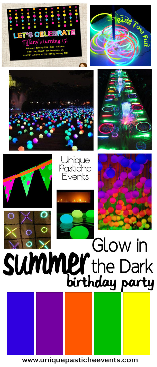 Glow Party Ideas For Kids
 Glow in the Dark Kids Birthday Party Ideas kidsparty