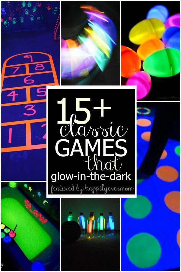 Glow Party Ideas For Kids
 15 Classic Glow in the Dark Games for Kids