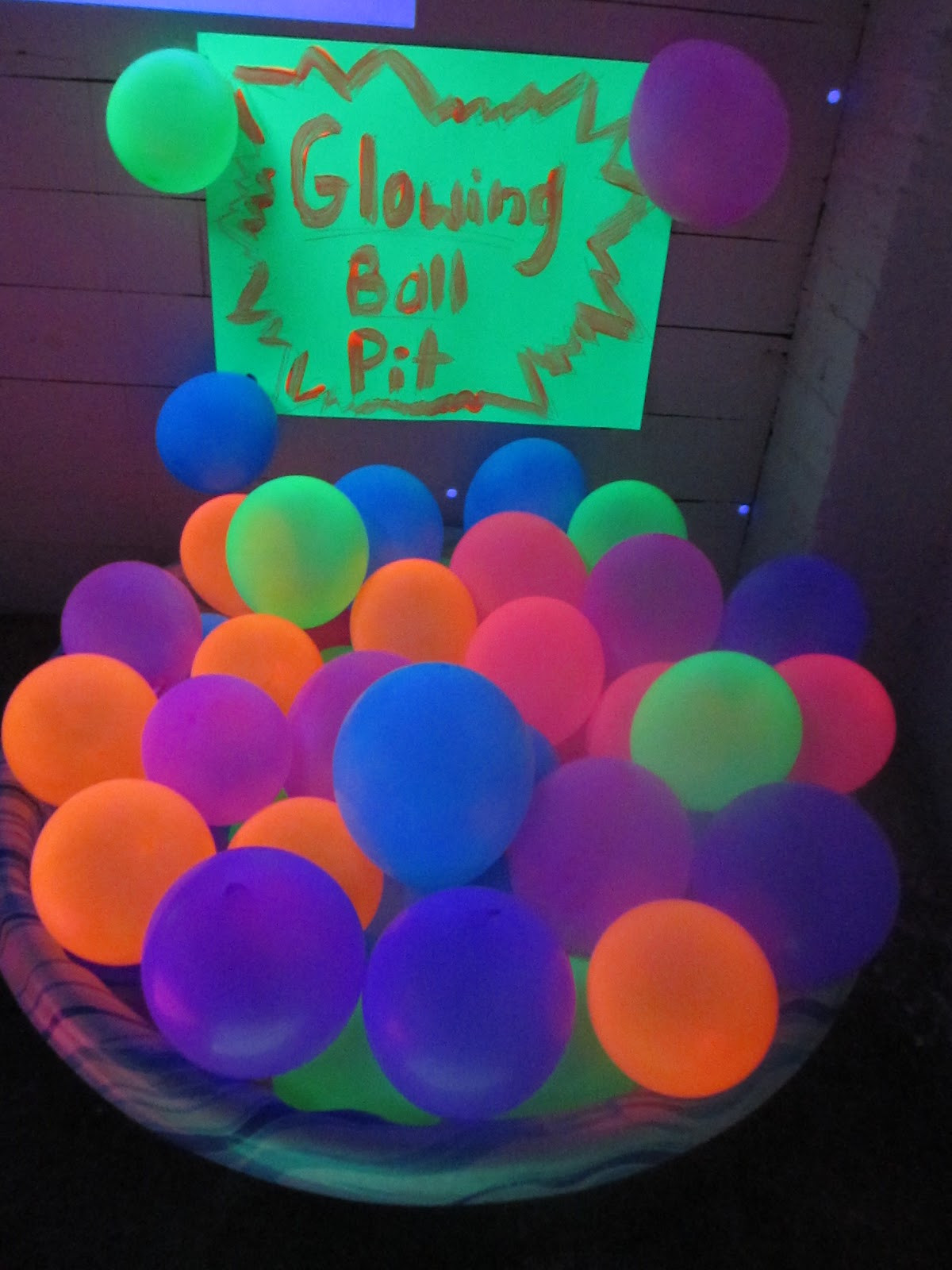 Glow Party Ideas For Kids
 Black Light Themed Party for Kids