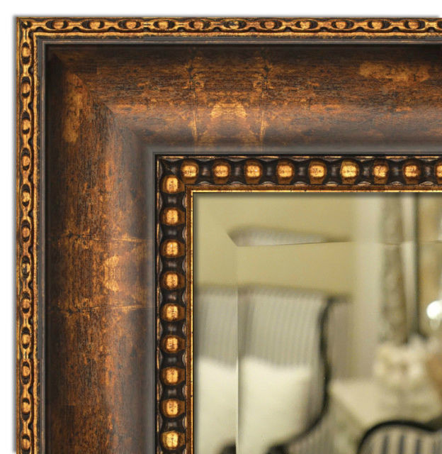 Gold Frame Bathroom Mirror
 Wall Framed Mirror Bathroom Vanity Mirror Bronze & Gold