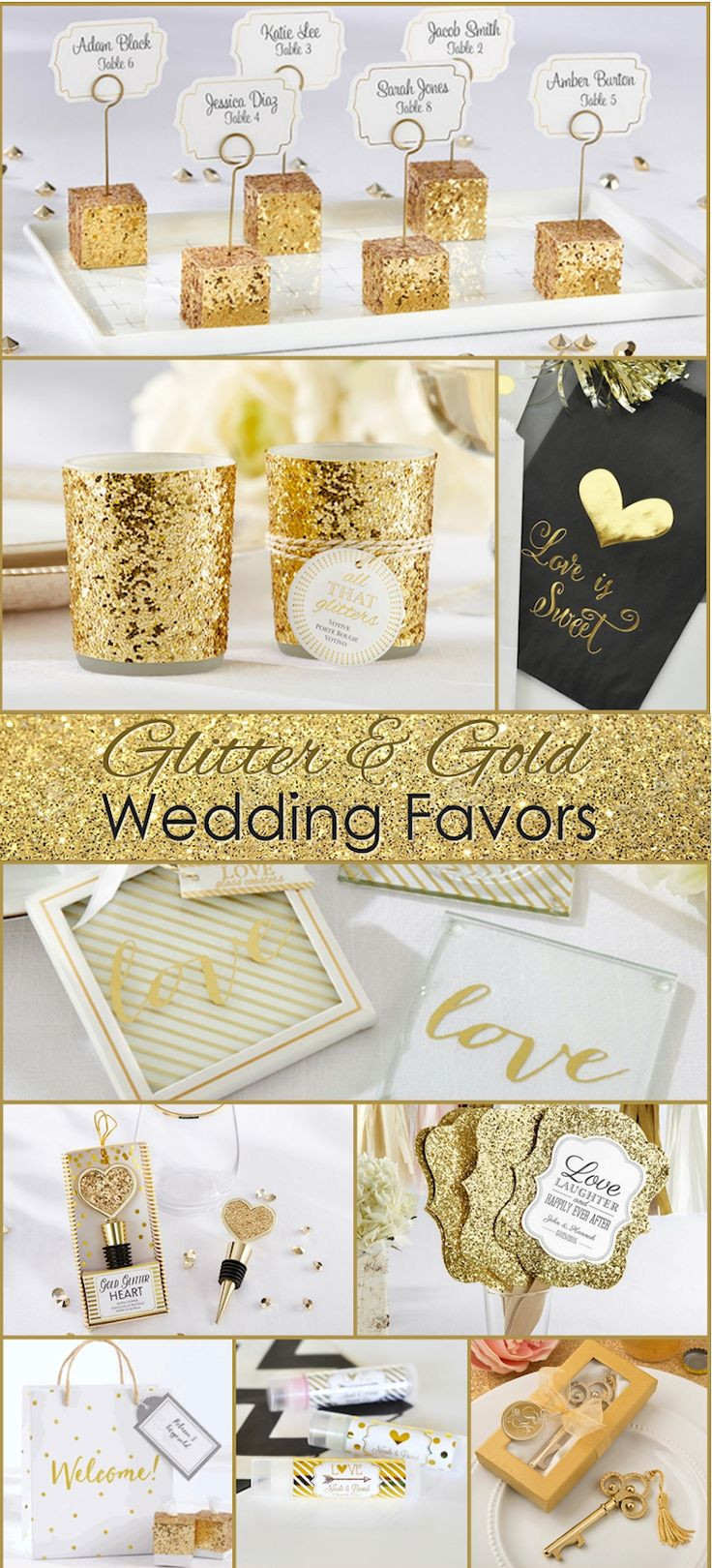 Gold Wedding Favors
 Best 25 Gold wedding theme ideas on Pinterest