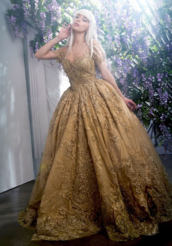 Gold Wedding Gown
 Providence