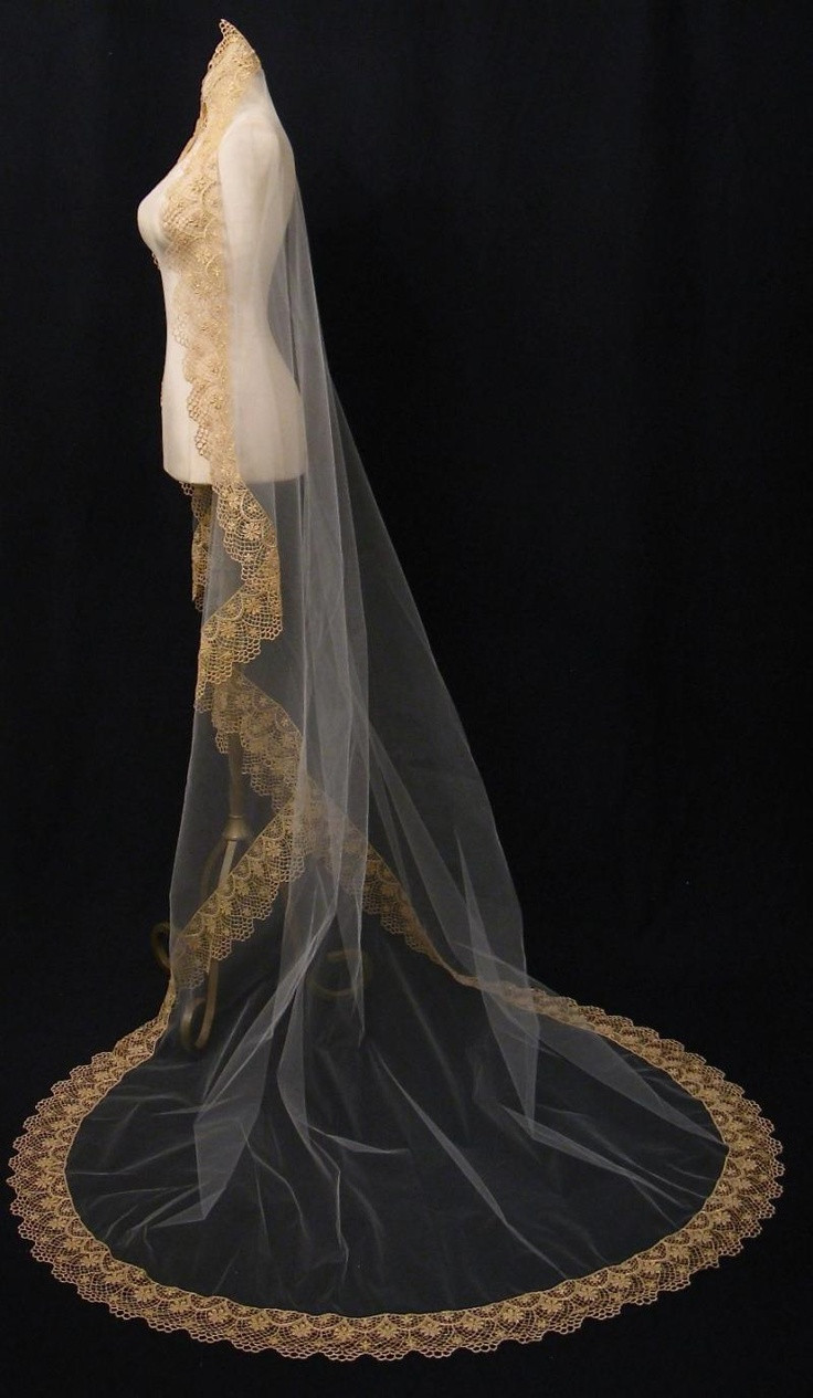 Gold Wedding Veils
 338 best The Veil images on Pinterest