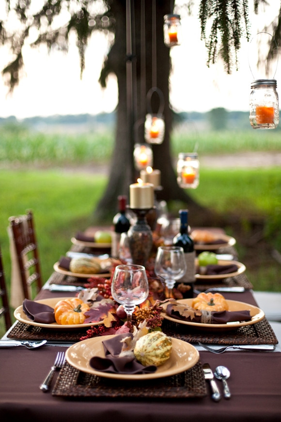Good Fall Dinners
 Thanksgiving DIY Tablescape a Dinner Party Ideas Party