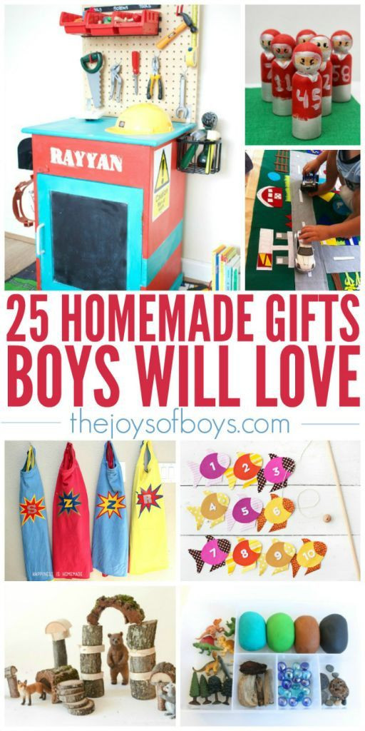 Good Gift Ideas For Kids
 Homemade Gifts Boys Will Love
