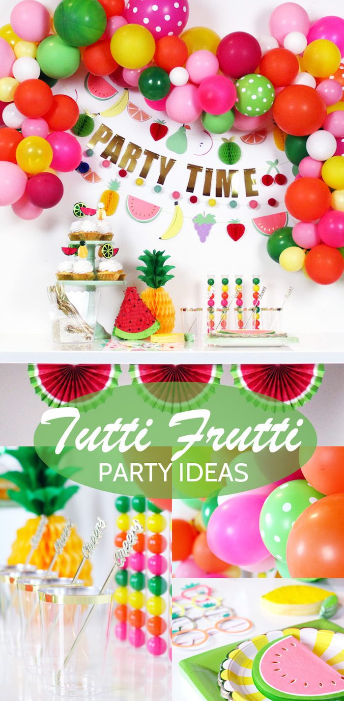 Good Summer Party Ideas
 Kara s Party Ideas Tutti Frutti Summer Party