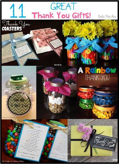 Good Thank You Gift Ideas
 11 Easy and Cute Thank You Gift Ideas