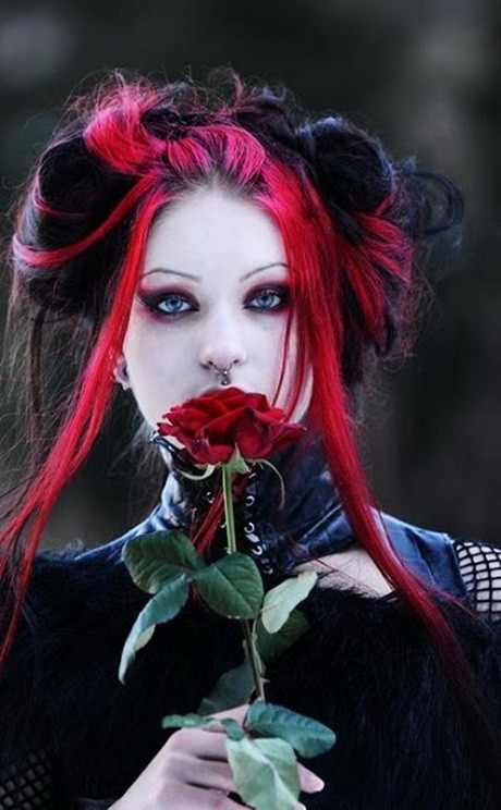 Goth Girl Hairstyles
 Gothic hairstyles