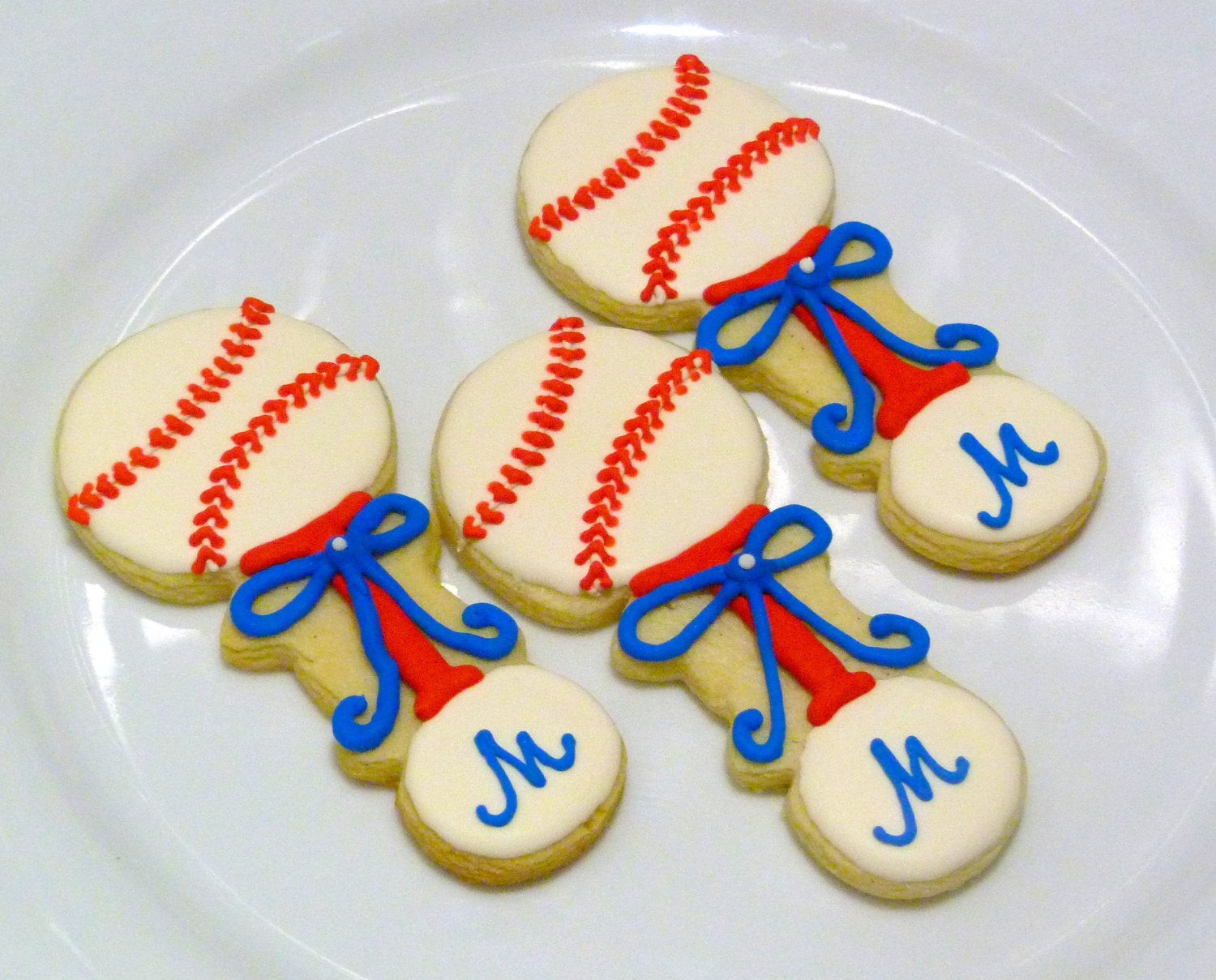 Gourmet Sugar Cookies
 Custom Decorated Gourmet Sugar Cookie Baseball by