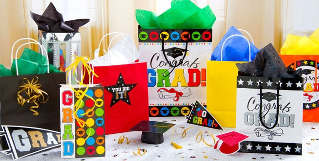 Graduation Gift Bag Ideas
 Graduation Gift Bags & Wrap Party City