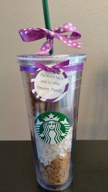 Graduation Gift Ideas For Girlfriend
 The t I made for my cousin s high school graduation The cute girl at Starbucks offered me