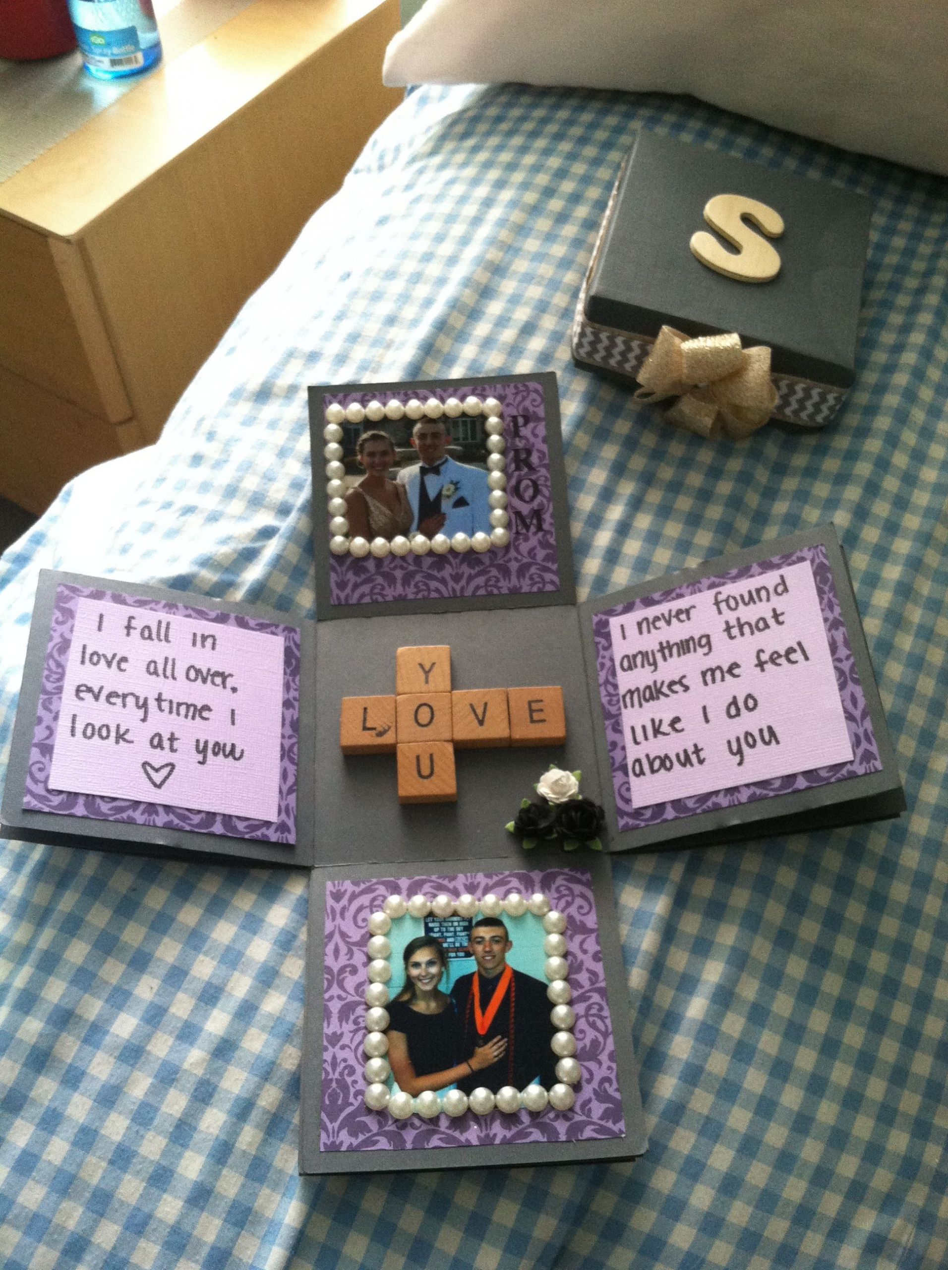Graduation Gift Ideas For Wife
 Exploding box of love I made for the boyfriend for a