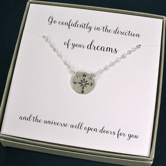 Graduation Jewelry Gift Ideas For Her
 Items similar to Graduation Gift pass Necklace High