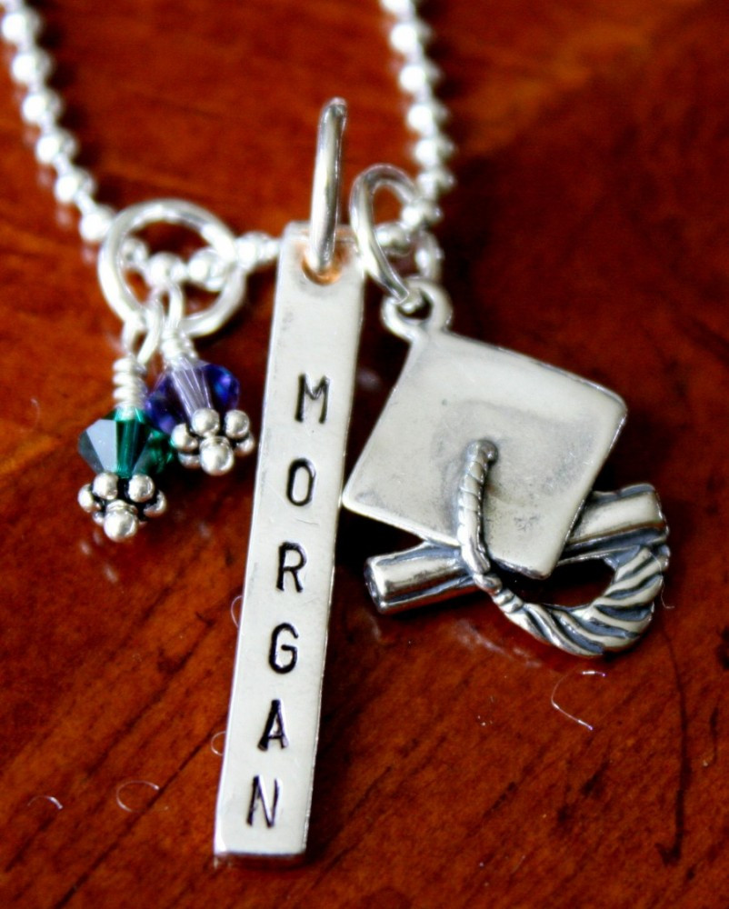 Graduation Jewelry Gift Ideas For Her
 Personalized Graduation Gifts in Sterling Silver for Him