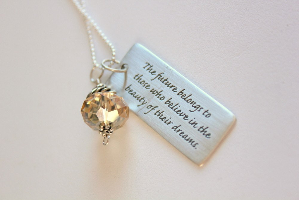 Graduation Jewelry Gift Ideas For Her
 Graduation Necklace Graduation Gift for her The Future