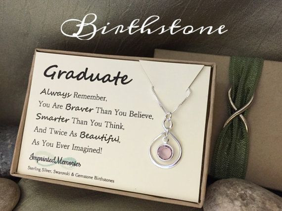Graduation Jewelry Gift Ideas For Her
 Birthstone Graduation Gifts for Girls High School