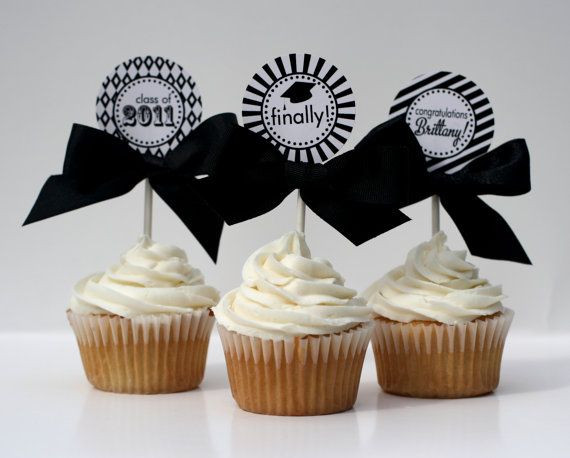 Graduation Party Cupcake Ideas
 Printable Cupcake Toppers CLASS OF 2013 by
